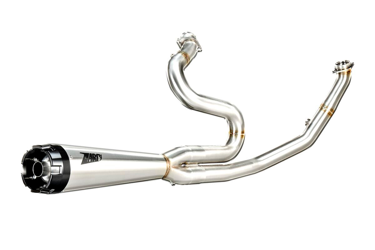 Zard Full Exhaust System Hd Touring 2in1 Polished E4/E5 Full Exhaust System Zard