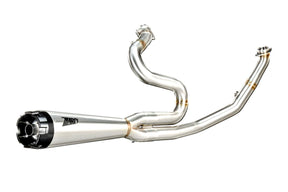 Zard Full Exhaust System Hd Touring 2in1 Polished E4/E5 Full Exhaust System Zard