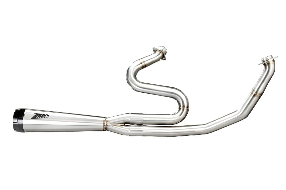 Zard Full Exhaust System Hd Touring 2in1 Polished E4/E5 Full Exhaust System Zard