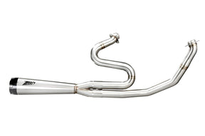 Zard Full Exhaust System Hd Touring 2in1 Polished E4/E5 Full Exhaust System Zard