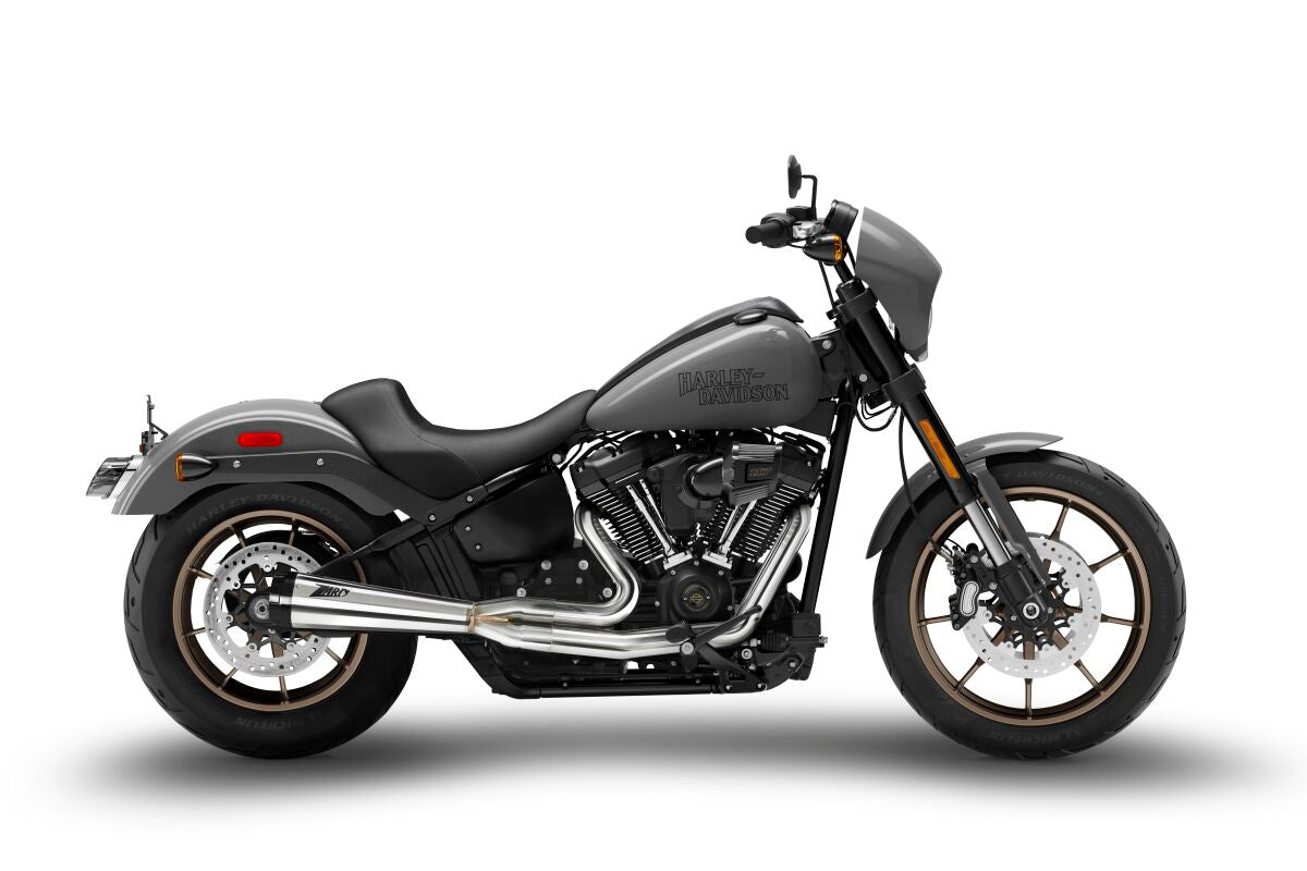 Zard Full Exhaust System Hd Softail 2in1 Polished E4/E5 Full Exhaust System Zard