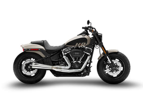 Zard Full Exhaust System Hd Softail 2in1 Polished E4/E5 Full Exhaust System Zard