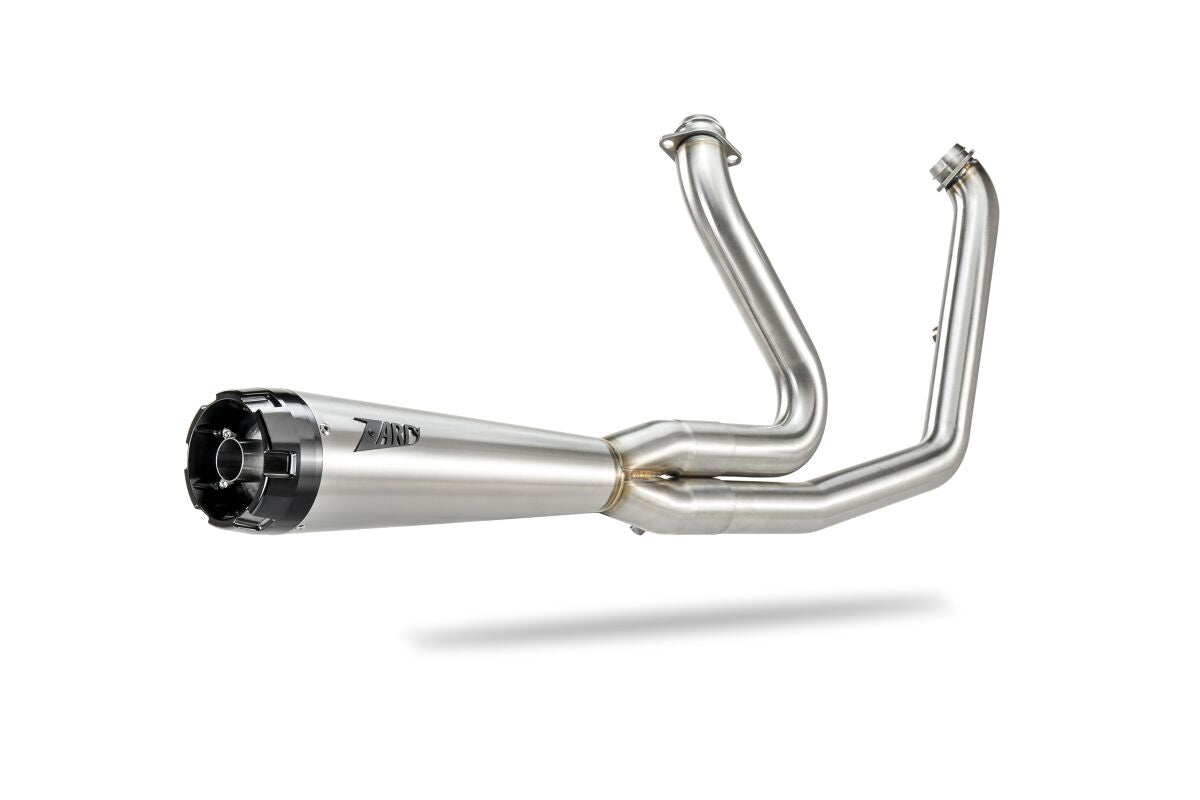 Zard Full Exhaust System Hd Softail Breakout Fat Boy 2in1 Polished E4/E5 Full Exhaust System Zard