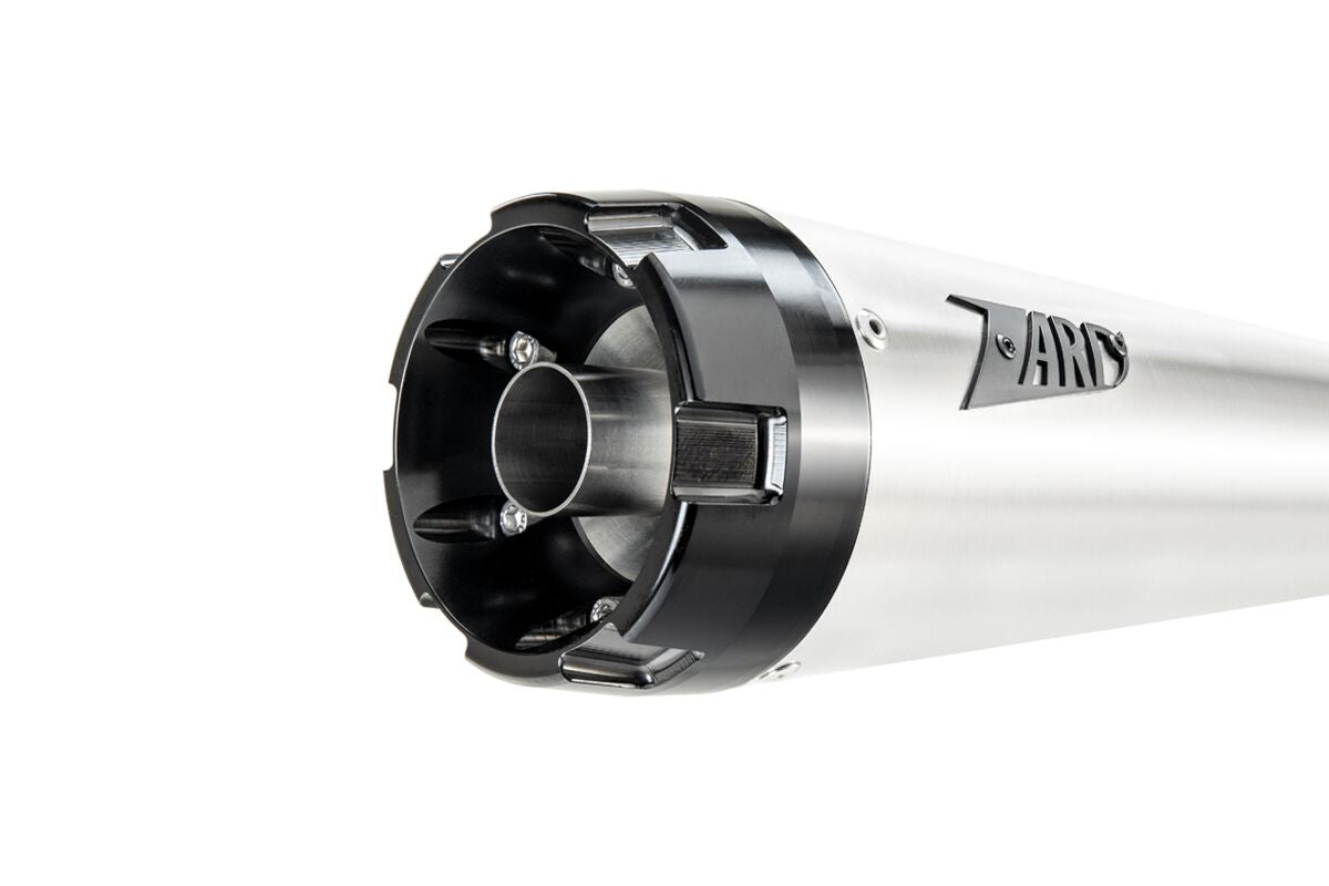Zard Full Exhaust System Hd Softail Breakout Fat Boy 2in1 Polished E4/E5 Full Exhaust System Zard