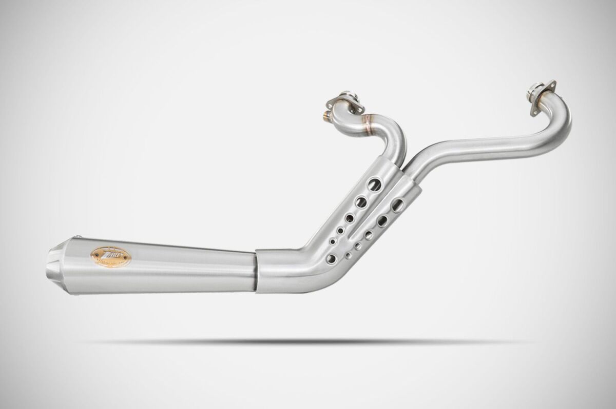 Zard Conical Full Exhaust System Hd Sportster 2in1 Ss Full Exhaust System Zard