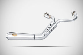 Zard Conical Full Exhaust System Hd Sportster 2in1 Polished Full Exhaust System Zard