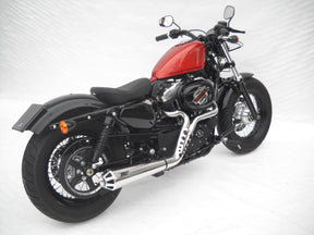 Zard Conical Full Exhaust System Hd Sportster 2in1 Polished Full Exhaust System Zard