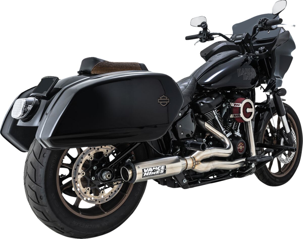 Exhaust Supersport 2 1 Brushed Softail Vance & Hines Default Title