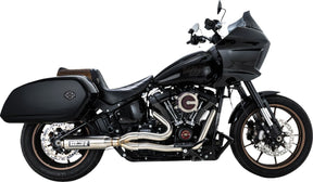 Exhaust Supersport 2 1 Brushed Softail Vance & Hines