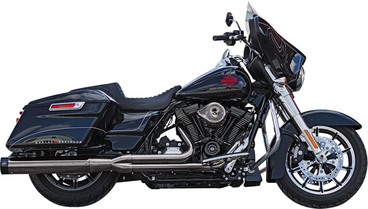S&S Cycle Exhaust 2:1 Sidewinder Lava Ch SYSTEMS FOR HARLEY S&S Cycle