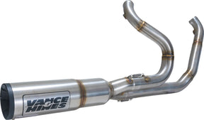 High Output 2 1 Exhaust Brushed Touring Vance & Hines