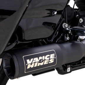 High Output 2 1 Exhaust Black Touring Vance & Hines