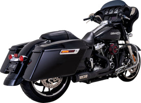 Vance & Hines High Output RR 2:1 Exhaust, Black 17-24 Touring Full Exhaust System Vance & Hines