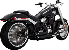 Vance & Hines ShortShots Staggered Exhaust, - 18+ Softail Full Exhaust System Vance & Hines