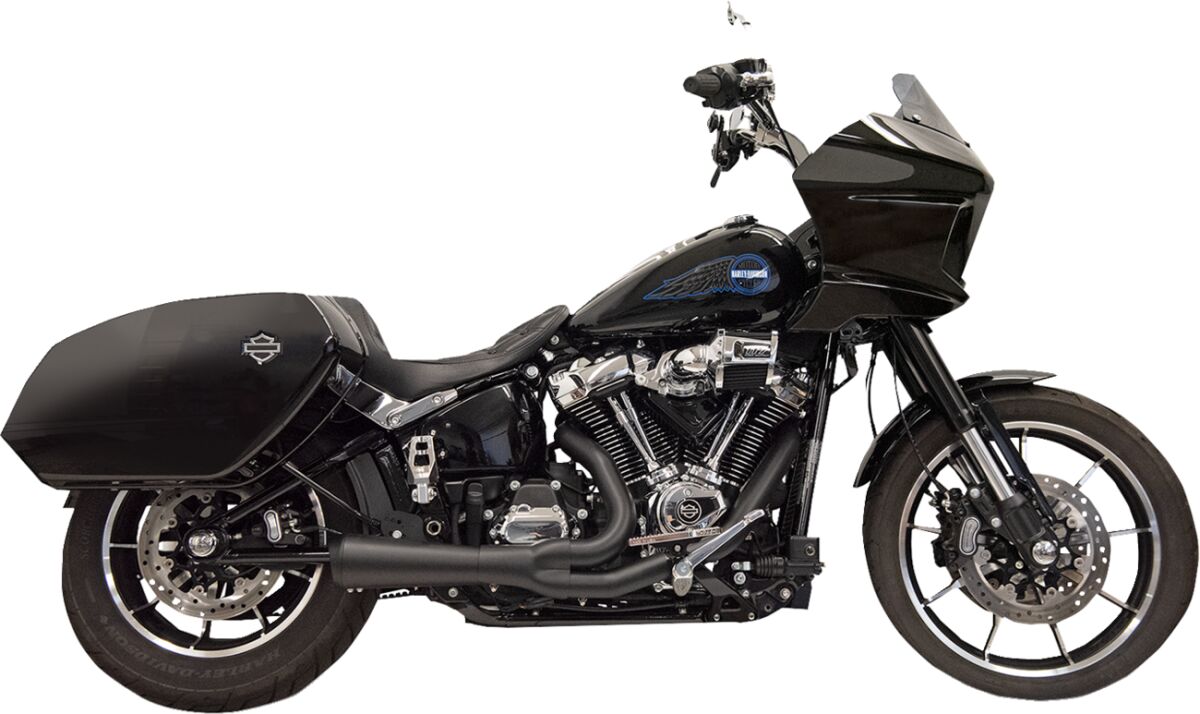 Bassani Xhaust Exhaust 2 1 Short Ripper W/Meg SYSTEMS FOR HARLEY Bassani Xhaust