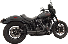 Bassani Xhaust Exhaust Short Ripper 2:1 Black SYSTEMS FOR HARLEY Bassani Xhaust