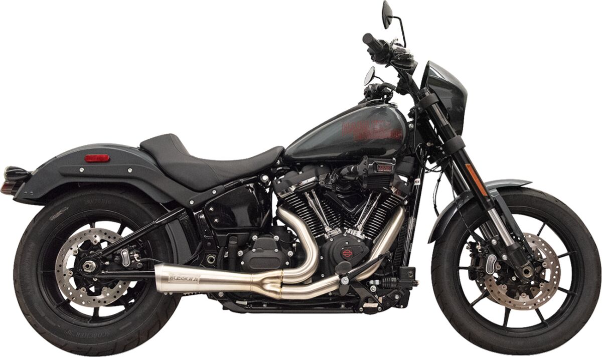 Bassani Xhaust Exhaust Short Ripper 2:1 Stain SYSTEMS FOR HARLEY Bassani Xhaust