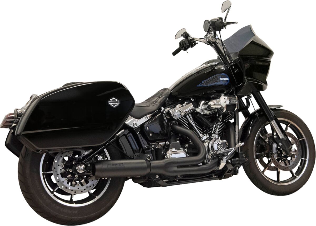 Bassani Xhaust Exhaust 2 1 Superbike Muffler SYSTEMS FOR HARLEY Bassani Xhaust