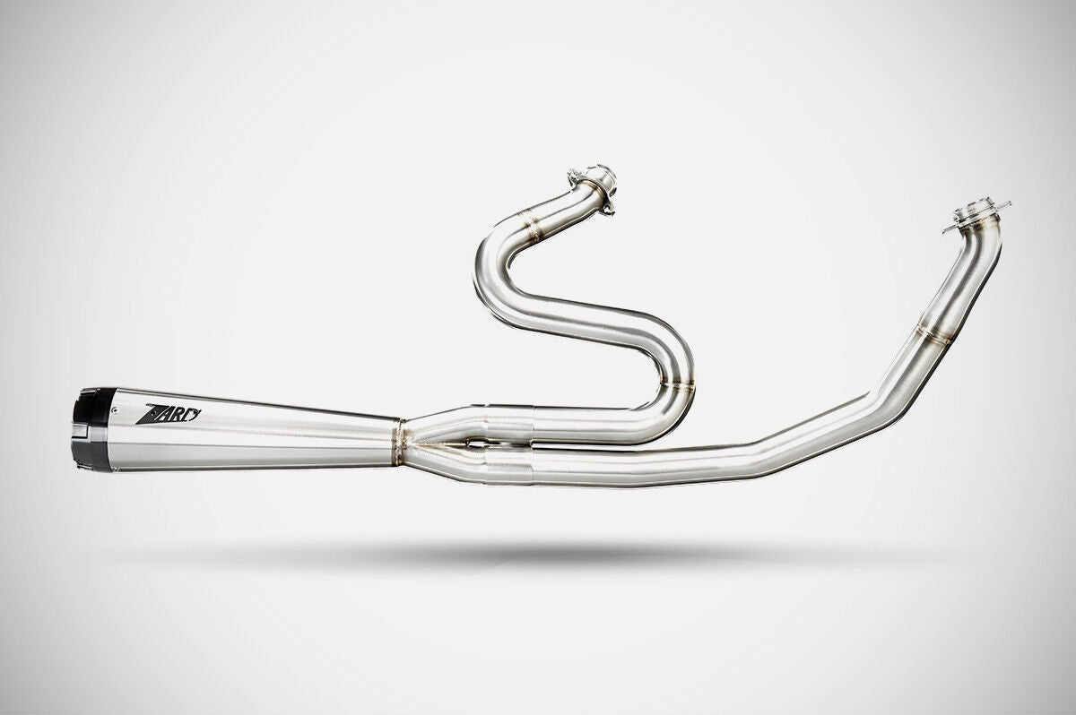 Zard Softail 2in1 Racing Polished 2 SYSTEMS FOR HARLEY Zard