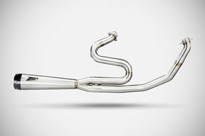 Zard Softail 2in1 Racing Polished 2 SYSTEMS FOR HARLEY Zard