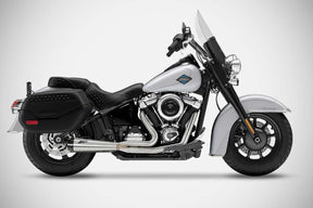 Zard Softail 2in1 Racing Polished 2 SYSTEMS FOR HARLEY Zard