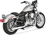 Muffler Twin Slash 3" Chrome Vance & Hines Default Title