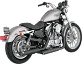 Muffler Twin Slash 3" Black Vance & Hines Default Title