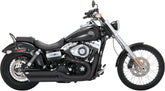 Muffler Twin Slash 3" Black Vance & Hines Default Title