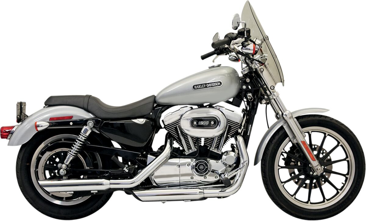 Muffler Firepower Slash Down Chrome Bassani Xhaust Default Title