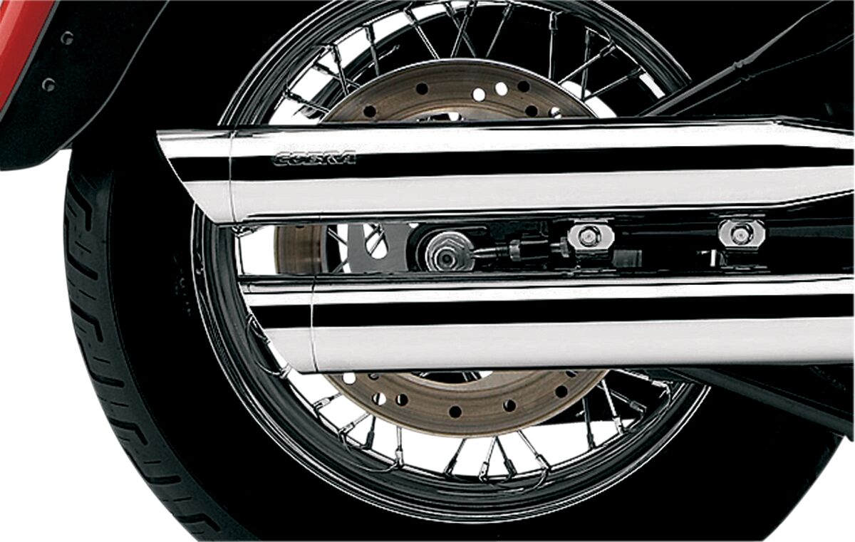 Cobra 3" Slip On Mufflers Chrome Hd Slip-Ons Exhaust Cobra