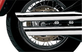 Cobra 3" Slip On Mufflers Chrome Hd Slip-Ons Exhaust Cobra