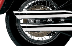 Cobra 3" Slip On Mufflers Chrome Hd Slip-Ons Exhaust Cobra