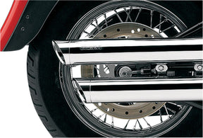 Cobra 3" Slip On Mufflers Chrome Hd Slip-Ons Exhaust Cobra
