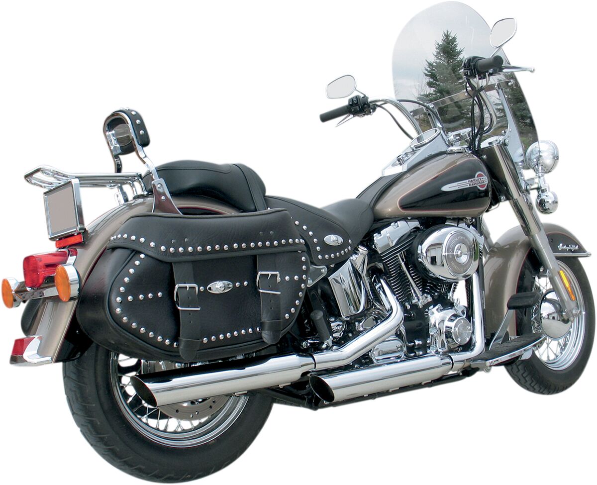 Khrome Werks Mufflers 3" Hp Plus Slip On Slant Cut Chrome Slip-Ons Exhaust Khrome Werks