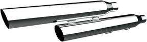 Khrome Werks Mufflers 3" Hp Plus Slip On Slant Cut Chrome Slip-Ons Exhaust Khrome Werks