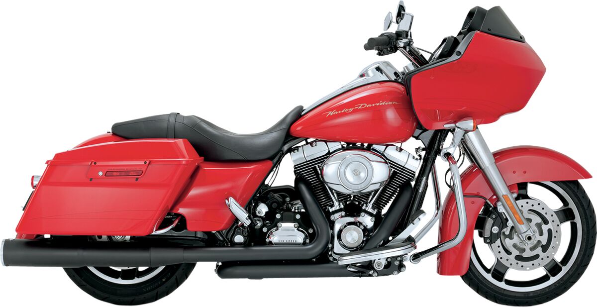 Vance & Hines Muffler Ho Blk 95 16 Flt MUFFLERS FOR HARLEY Vance & Hines