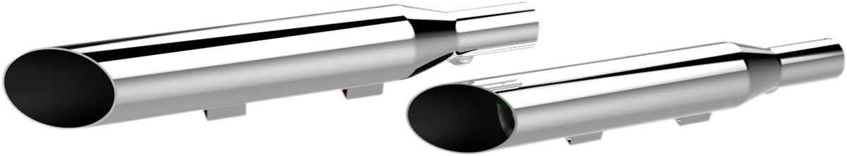 Khrome Werks Mufflers 3" Slip On Slash Cut Chrome Slip-Ons Exhaust Khrome Werks