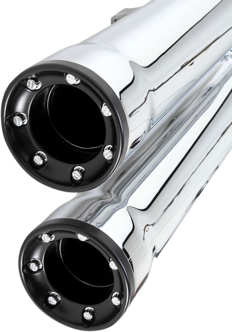 Cobra 3" Rpt Slip On Muffler Chrome Hd Exhaust Slip-Ons And Mufflers Cobra