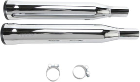Cobra 3" Rpt Slip On Muffler Chrome Hd Exhaust Slip-Ons And Mufflers Cobra