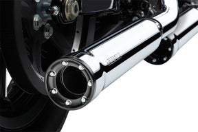 Cobra 3" Rpt Slip On Muffler Chrome Hd Exhaust Slip-Ons And Mufflers Cobra