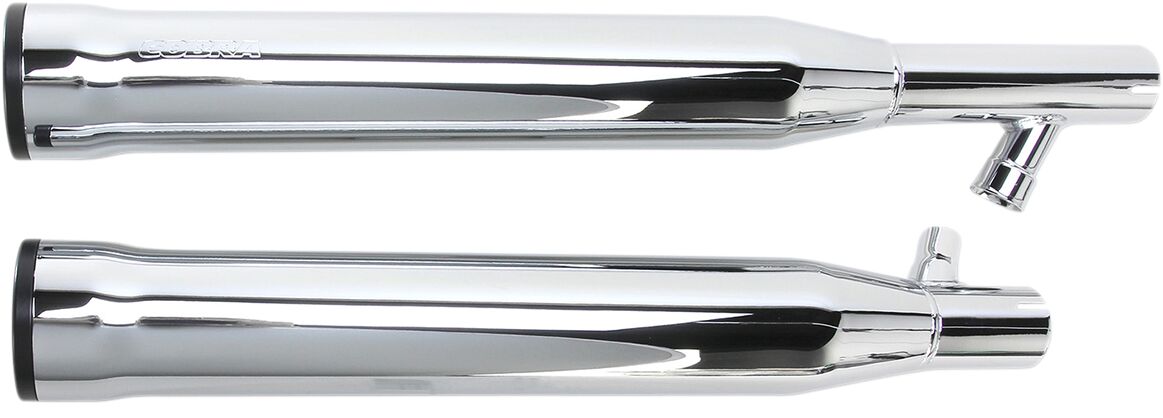 Cobra 3" Rpt Slip On Muffler Chrome Hd Exhaust Slip-Ons And Mufflers Cobra
