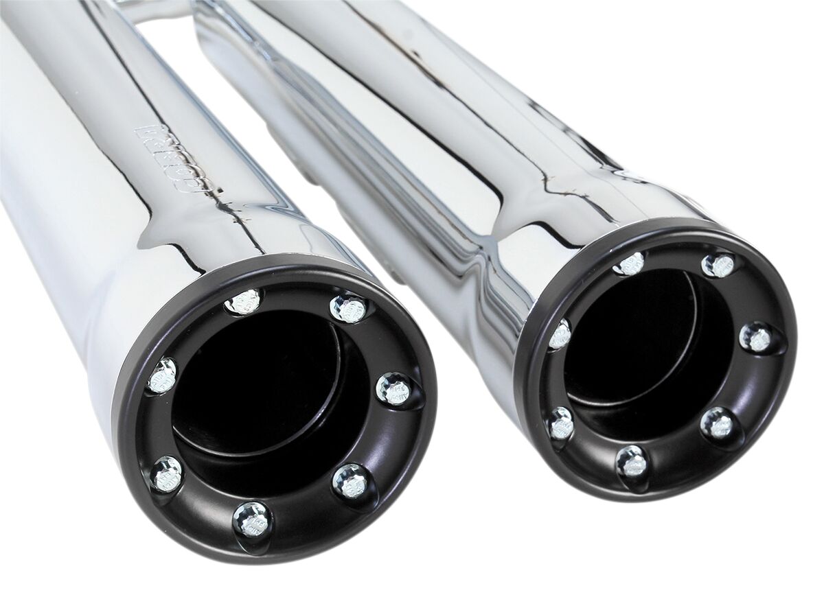 Cobra 3" Rpt Slip On Muffler Chrome Hd Exhaust Slip-Ons And Mufflers Cobra