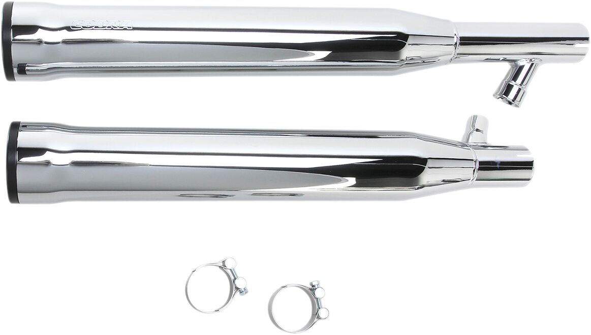 Cobra 3" Rpt Slip On Muffler Chrome Hd Exhaust Slip-Ons And Mufflers Cobra