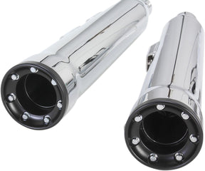 Cobra 3" Rpt Slip On Muffler Chrome Hd Exhaust Slip-Ons And Mufflers Cobra