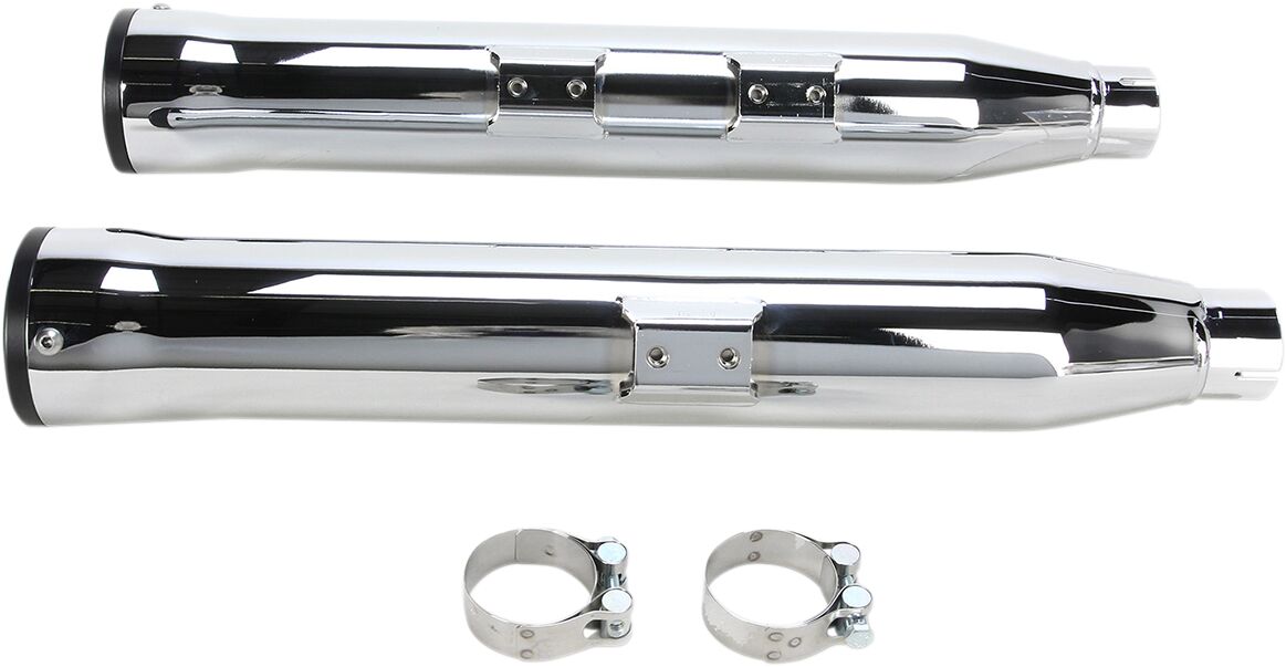 Cobra 3" Rpt Slip On Muffler Chrome Hd Exhaust Slip-Ons And Mufflers Cobra