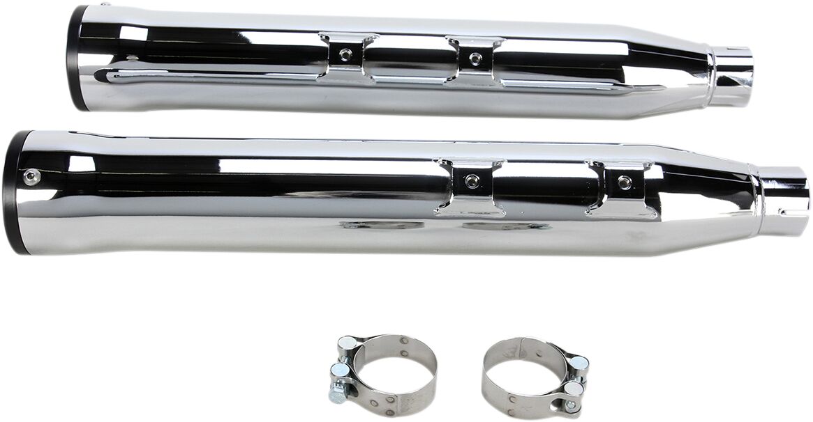 Cobra 3" Rpt Slip On Muffler Chrome Hd Exhaust Slip-Ons And Mufflers Cobra