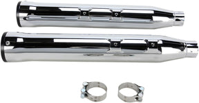 Cobra 3" Rpt Slip On Muffler Chrome Hd Exhaust Slip-Ons And Mufflers Cobra