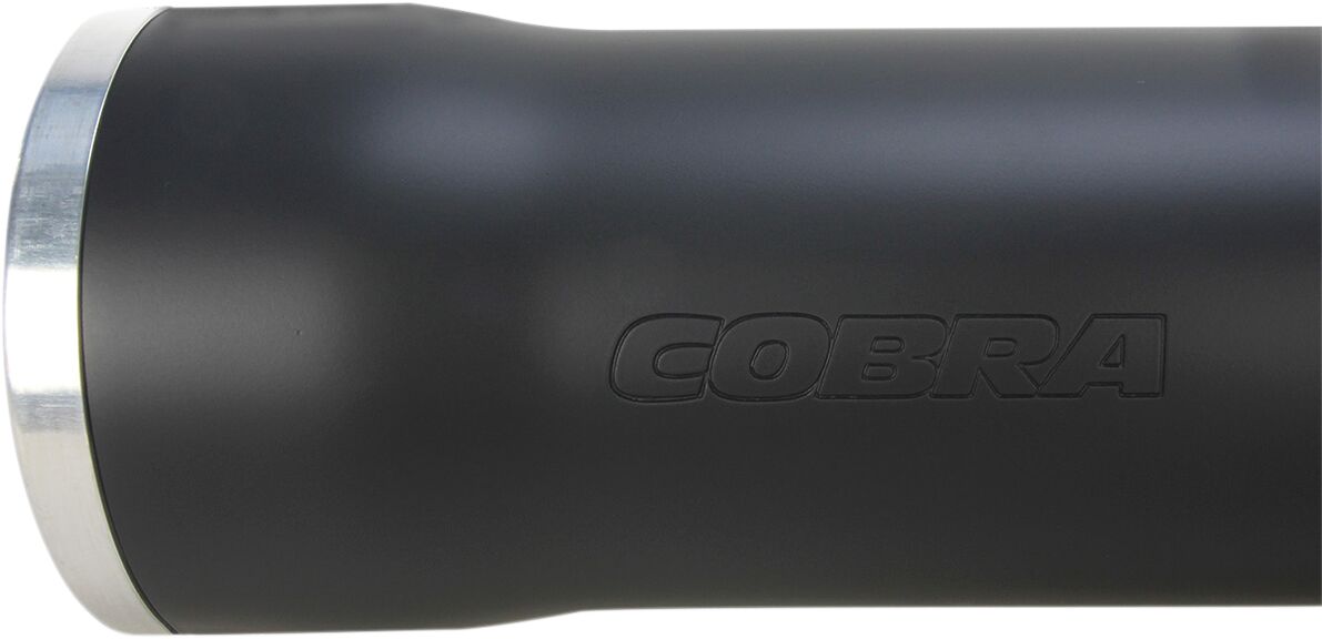 Cobra 3" Rpt Slip On Muffler Black Hd Exhaust Slip-Ons And Mufflers Cobra
