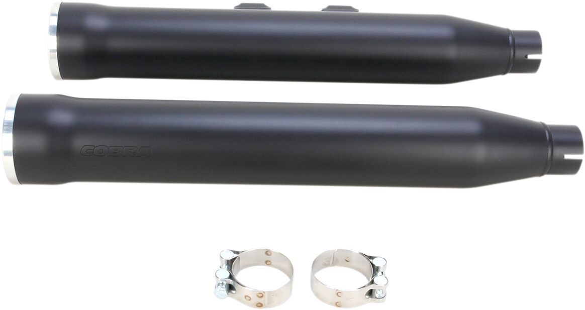 Cobra 3" Rpt Slip On Muffler Black Hd Exhaust Slip-Ons And Mufflers Cobra