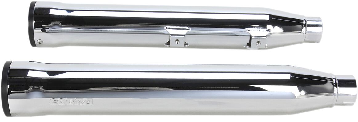 Cobra 3" Rpt Slip On Muffler Chrome Hd Exhaust Slip-Ons And Mufflers Cobra